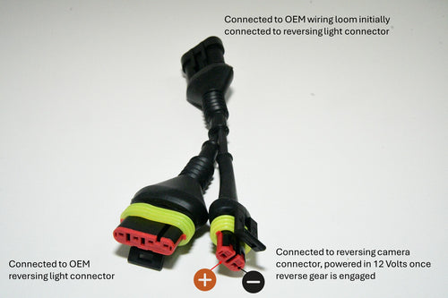 Ferrari 360 - Backup Camera Wiring Loom - Plug and Play