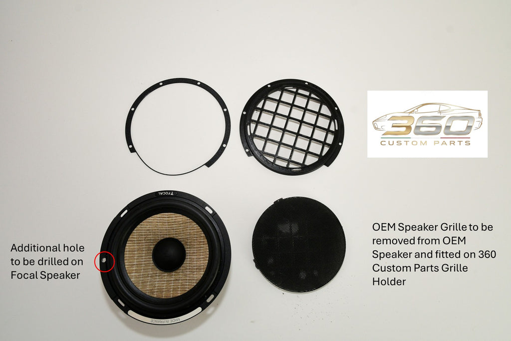 Ferrari 360 Speaker Grille Holder 2